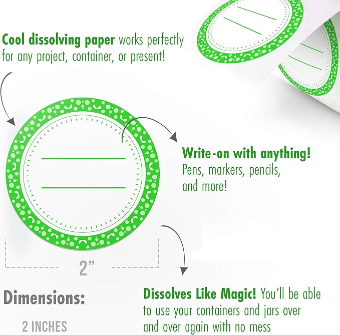 Canning Labels Dissolvable Stickers - Image 3