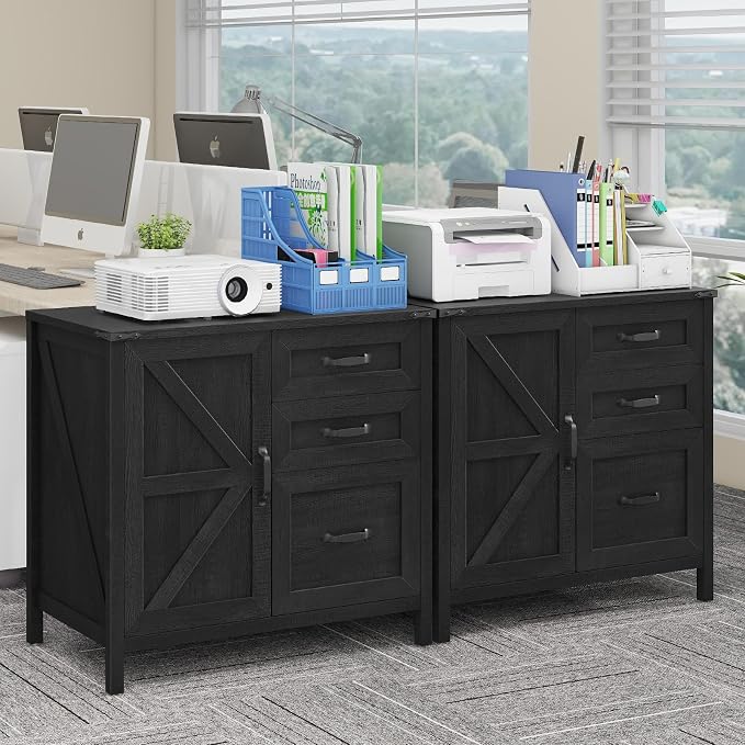 3 Drawers Farmhouse File Cabinet - Image 8