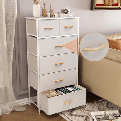 Tall Dresser for Bedroom, Fabric Storage Tower - Image 4