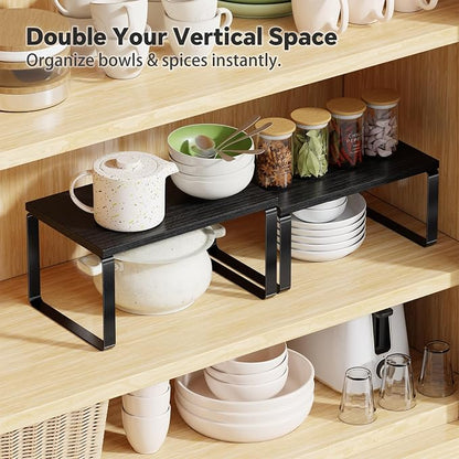 Simple Trending Cabinet Organizer Shelf, Expandable Spice Rack Kitchen Storage - Image 4