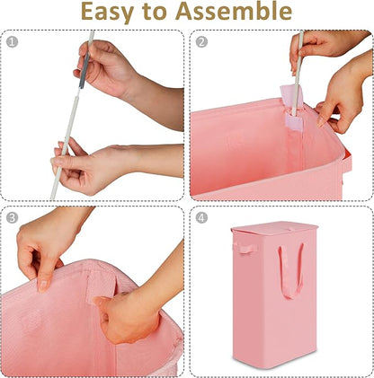 efluky Slim Laundry Basket - Image 4