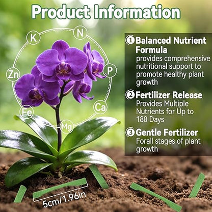 RAINFLOW 90PCS Slow Release Fertilizer Spikes - Image 2