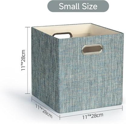 Posprica Storage Basket Bins, 13×13×13 Foldable Storage Boxes Fabric Drawer - Image 3