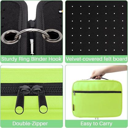 Enamel Pin Display Pages Pin Carrying Case, Pins Collection Storage Organizer - Image 3