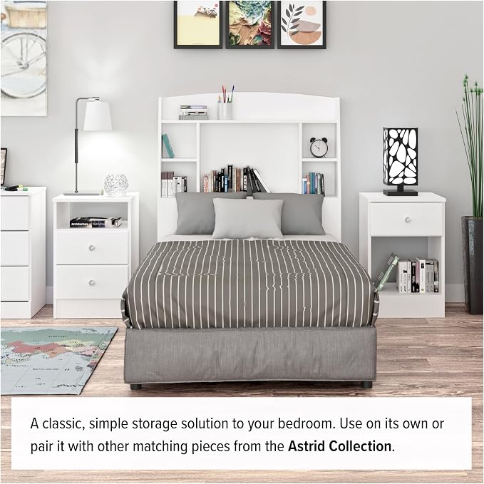 Prepac Astrid Simplistic 6-Drawer Tall Dresser - Image 7