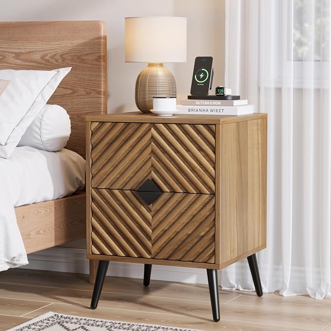 Nightstands, Walnut Night Stand by Algherohein