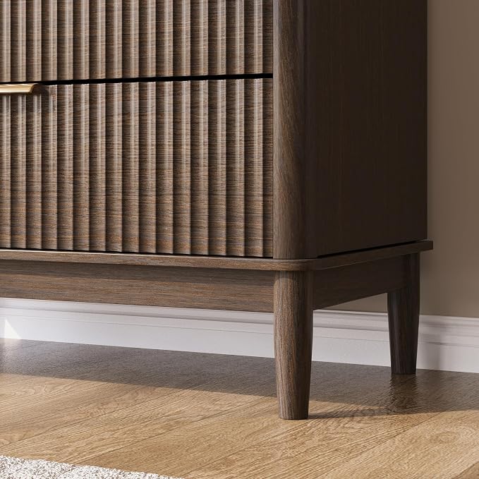 LINSY Fluted Dresser for Bedroom - Image 5