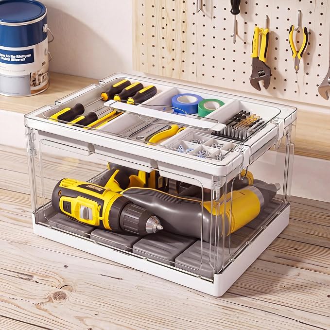 24QT 2Packs Clear Craft Organizers and Storage - Image 5