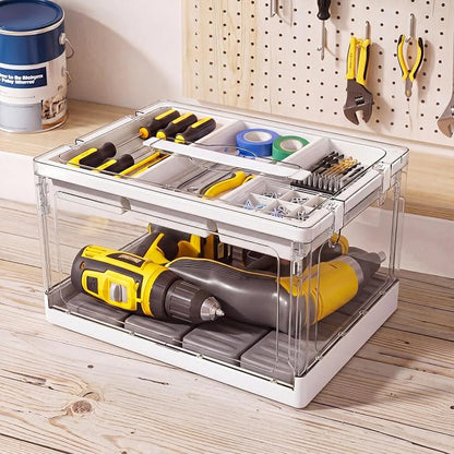24QT 2Packs Clear Craft Organizers and Storage - Image 5