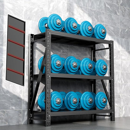 Garage Shelving Unit Rustproof 50“W Heavy Duty Storage Shelves Easy Assembly 3 by HzdbhdGarageShelving