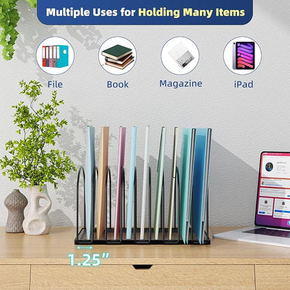 Simple Trending 9 Section Metal File Sorter Organizer - Image 8