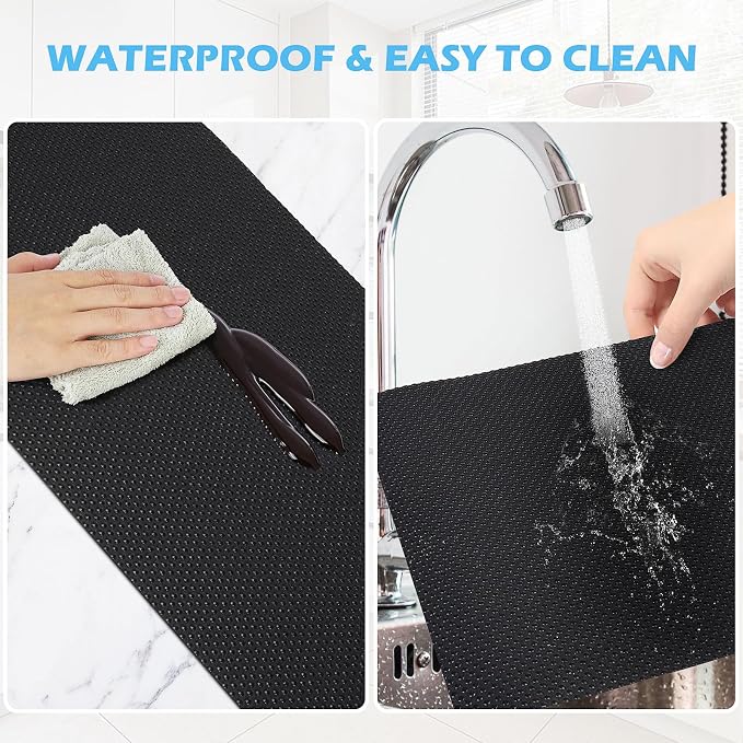 Drawer Liners, Waterproof Shelf Liner, Anti-Slip Non-Adhesive BPA Free Kitchen - Image 2