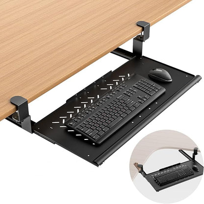 Keyboard Tray Under Desk by Unknown