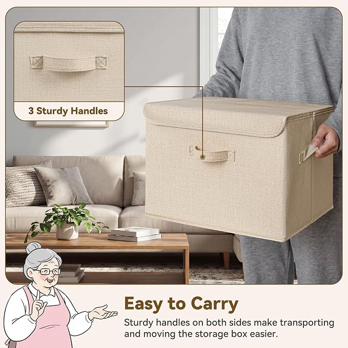 GRANNY SAYS Closet Storage Bins, Decorative Storage Boxes - Image 5
