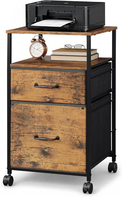 DEVAISE 2 Drawer Mobile File Cabinet by DEVAISE