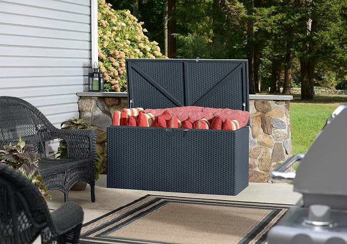Arrow 4' x 2' x 2' Spacemaker Anthracite 134 Gallon Hot-Dipped Galvanized Steel - Image 13