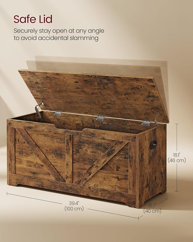 VASAGLE Storage Chest, Storage Trunk - Image 3