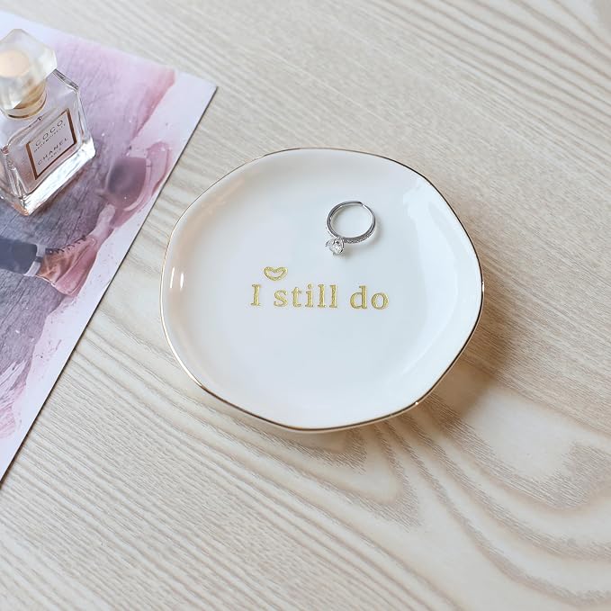 HOME SMILE I Still Do Ring Dish Annniversary Gifts - Image 3