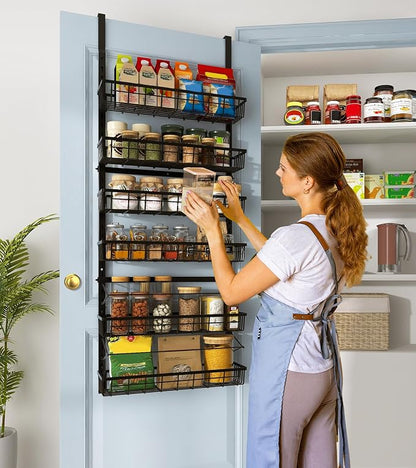 Mefirt Over The Door Pantry Organizer, Pantry Storage and Organization | 6-Tier - Image 6