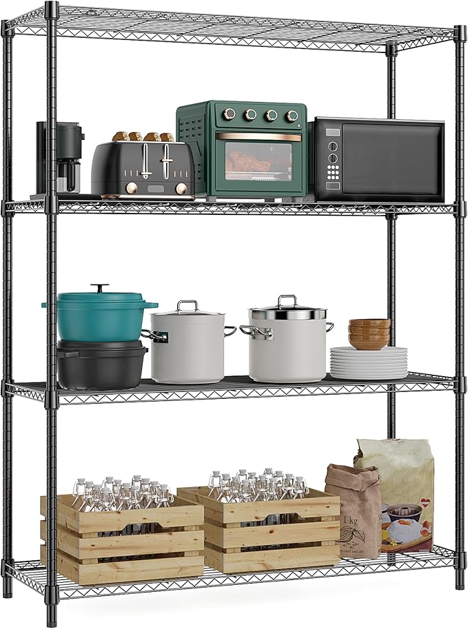 5-Shelf Storage Shelves, Wire Shelving Heavy Duty Metal Storage Shelving Unit by MEIGAOPLASTICANDMETALHKCOLIMITED