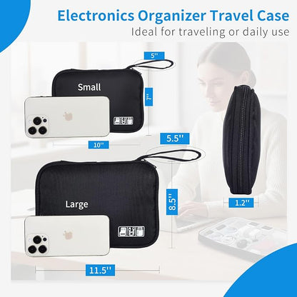 3 Pack Electronics Travel Organizer Case - Image 3