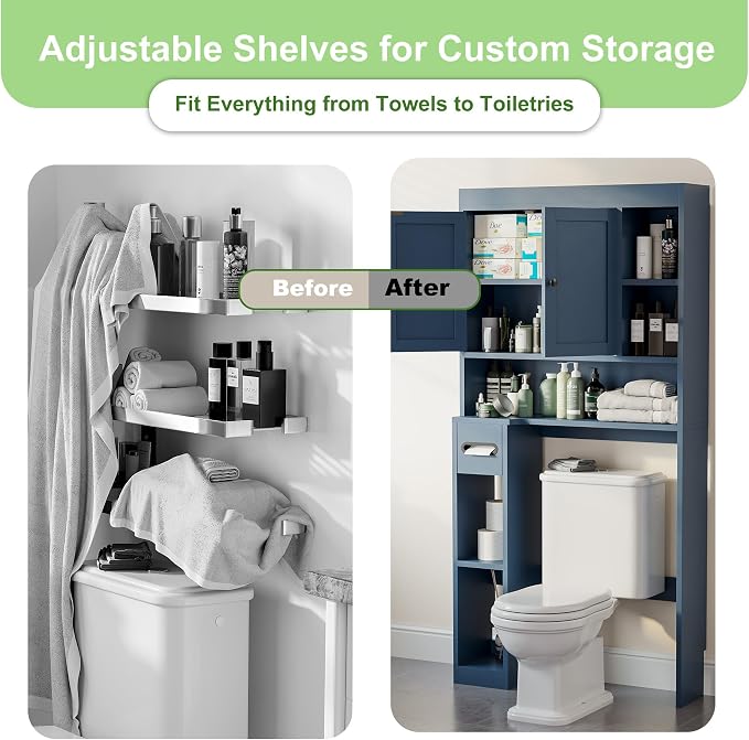 Over The Toilet Storage Cabinet - Image 5