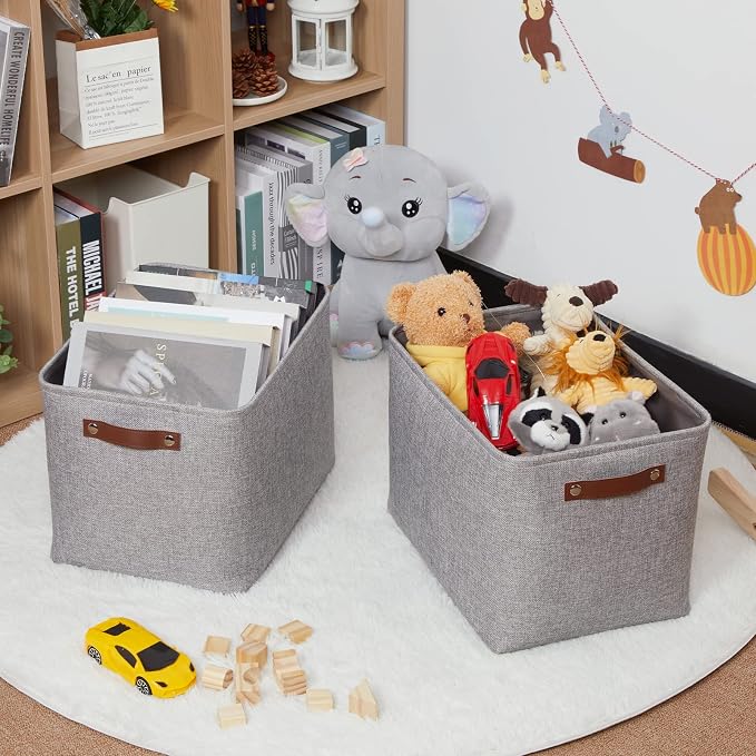 HNZIGE Large Rectangle Storage Baskets - Image 3