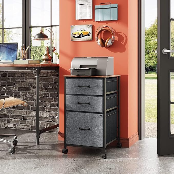 DEVAISE Mobile File Cabinet, Rolling Printer Stand - Image 2