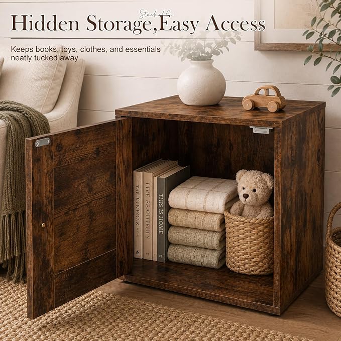 15" H x 15" W x 11.75" D Stackable Cube Storage Organizer - Image 5