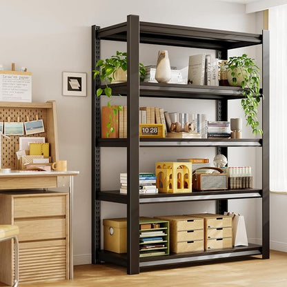 CJF Adjustable Garage Storage Shelves, 5-Tier Garage Shelving Heavy Duty - Image 6