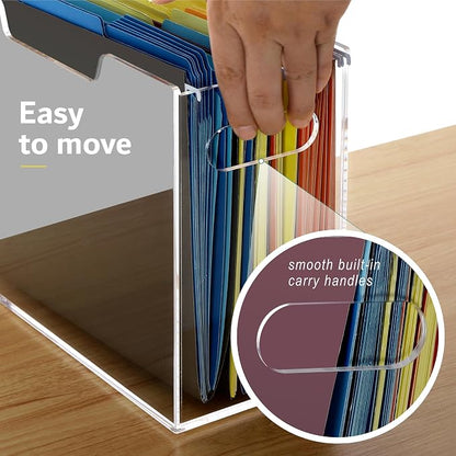 Acrylic File Organizer Box - Image 4