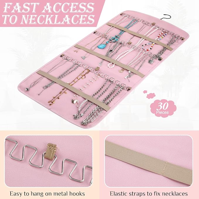 2 Pack Hanging Jewelry Organizer Storage - Image 5