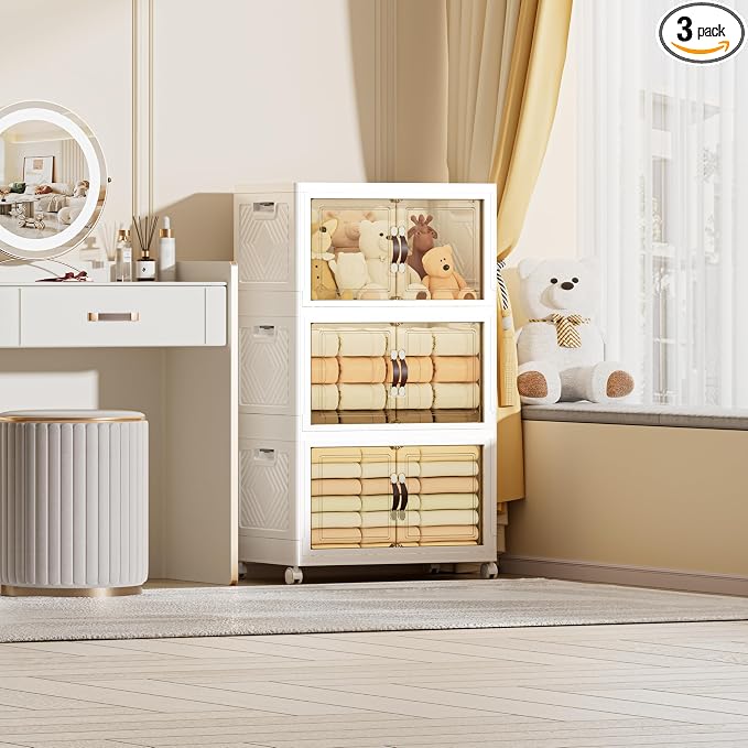 200 QT / 50 Gal Extra Wide Foldable Plastic Cabinet by Unknown