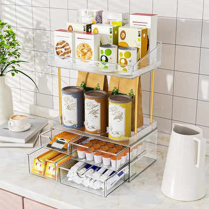 SNSLXH 4 Drawers Makeup Organizer - Image 3