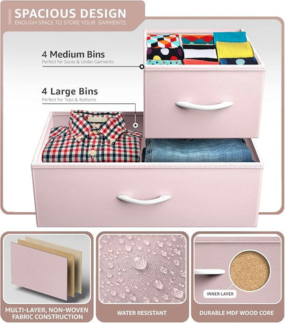 Sorbus Dresser with 8 Drawers - Image 5