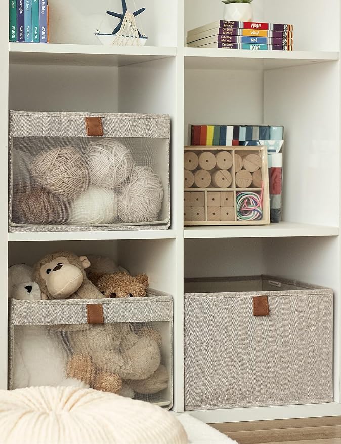 StorageWorks Closet Storage Bins, Large Storage Baskets - Image 3