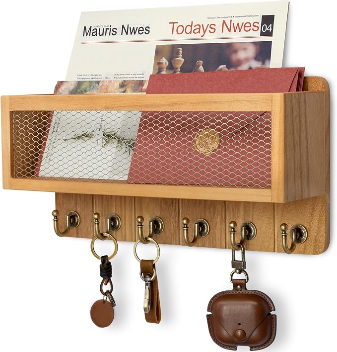 Rebee Vision Farmhouse Key and Mail Holder by REBEEVISION