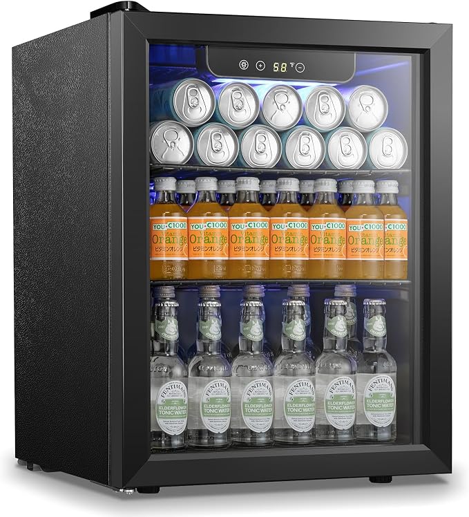 Antarctic Star Beverage Refrigerator Cooler 68 Can, Mini Fridge by AntarcticStar