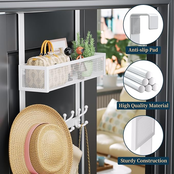 Consumest Over The Door Hooks Organizer - Image 6