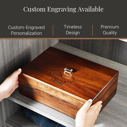 Shanik Custom Engraved Jewelry Box - Image 3