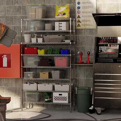 14" Deep x 48" Wide x 86" Height Wire Shelving Kit | 8-Tier | NSF Commercial - Image 7