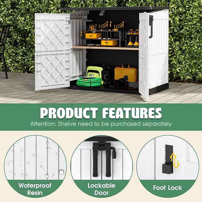 LHBcraft Outdoor Storage Cabinet 36 Cu Ft - Image 3