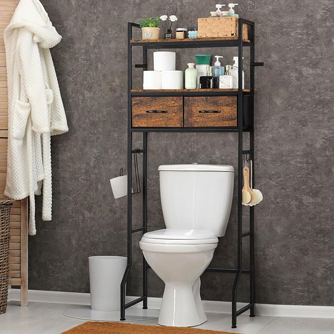YBING Over The Toilet Bathroom Storage Cabinet by YBING