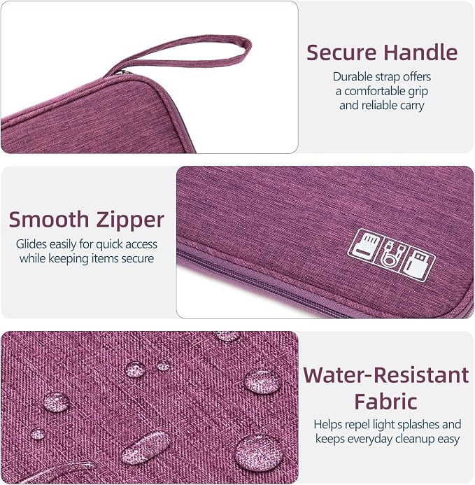 Cord Organizer Travel Case, Cable Organizer Bag - Image 5