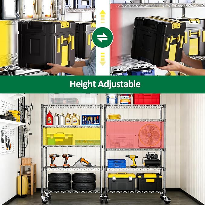 IZEUK 5-Tier Storage Shelving Unit - Image 5