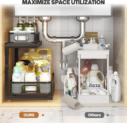 1 Pack Under Sink Storage Organizer - Image 5