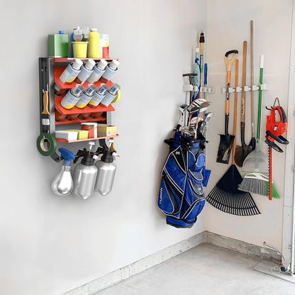 Ultrawall Spray Can Holder Rack, Heavy Duty Steel Wall Mounted Spray Bottle - Image 5