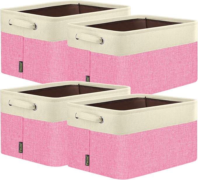 BALEINE 4 Pack Fabric Storage Bins by BALEINE