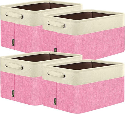 BALEINE 4 Pack Fabric Storage Bins by BALEINE