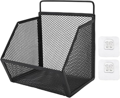 13.2x10x15cm Wall Hanging Baskets, Metal Wire Storage Organizer by Tissting